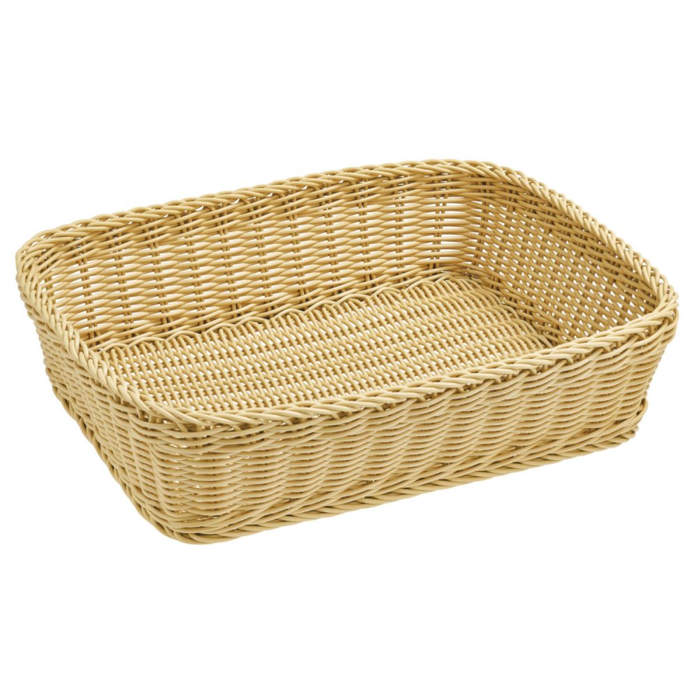 VEGA Korb Igato rechteckig; 40x30x10 cm (LxBxH); beige; rechteckig