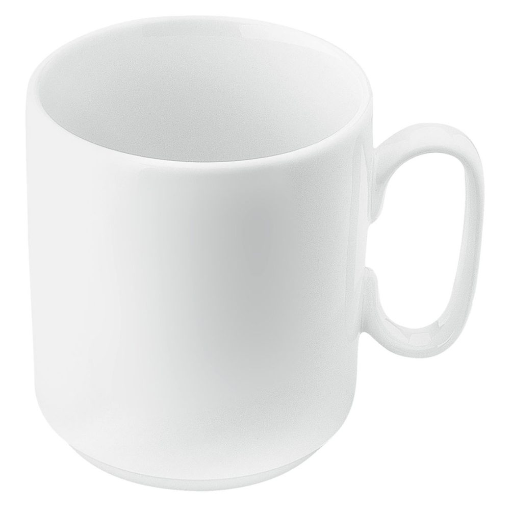 PULSIVA Kaffeebecher Veso; 200 ml, 7.4x8.3 cm (ØxH); weiss; rund; 6 Stück / Pack