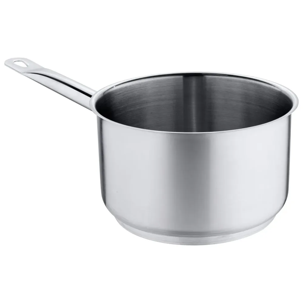 PULSIVA Stielkasserolle Chef hoch; 2700 ml, 18x11 cm (ØxH); silber