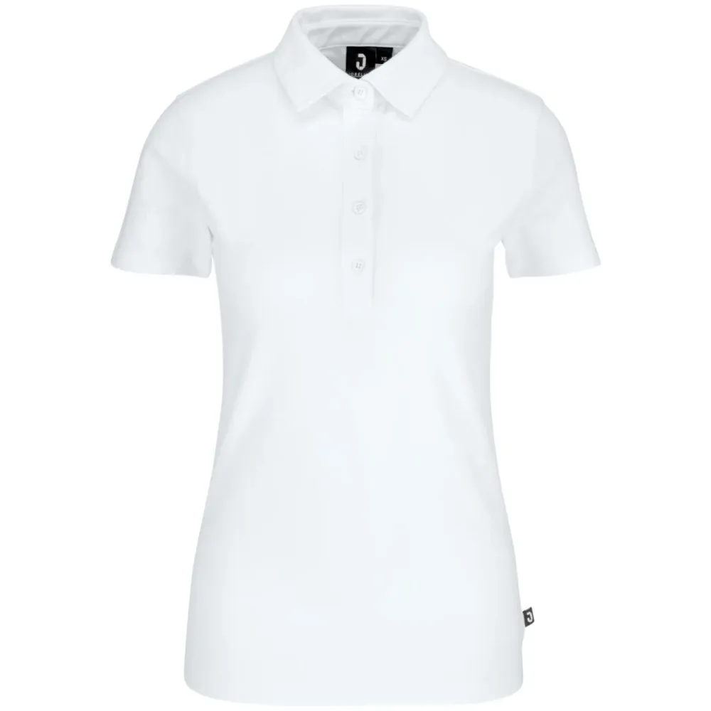 JOBELINE Damen Poloshirt Oliver Kurzarm; Kleidergrösse S; weiss