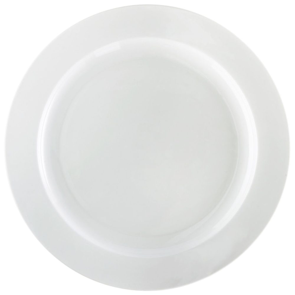 PULSIVA Teller Ronda flach; 25.5 cm (Ø); weiss; rund; 6 Stück / Pack