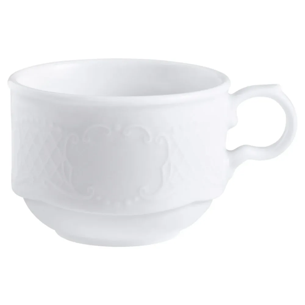 VEGA Kaffee-Obertasse Minuett; 200 ml, 8.4x6 cm (ØxH); weiss; rund; 6 Stück / Pack