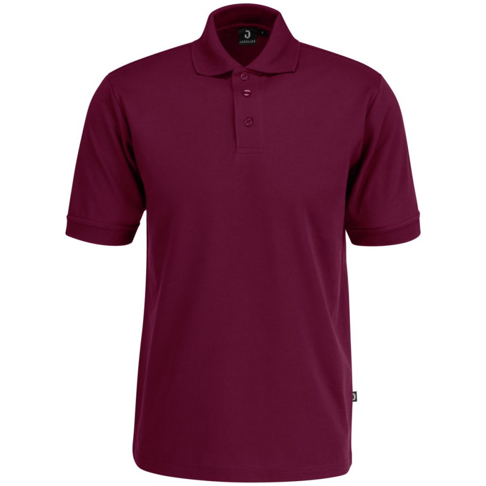 JOBELINE Herren Poloshirt Fly Kurzarm; Kleidergrösse 3XL; bordeaux