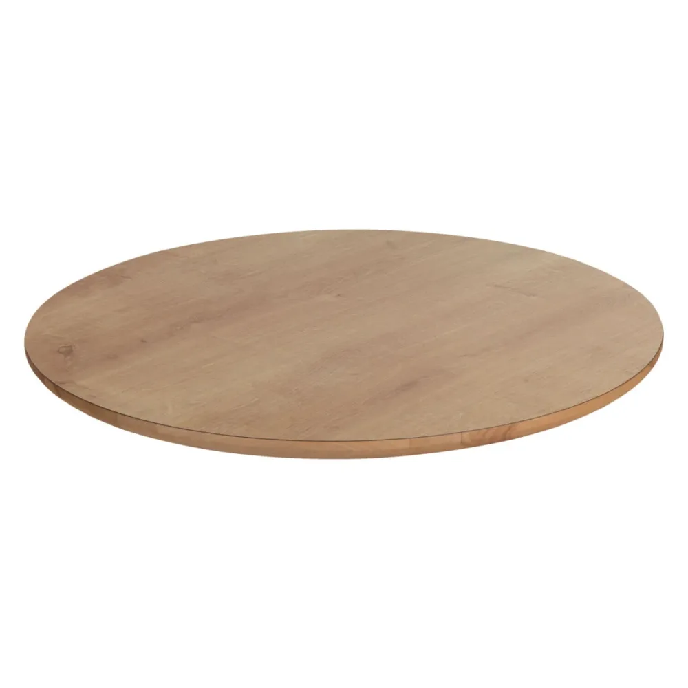 VEGA Indoor-Tischplatte Duneo rund; 60x2.5 cm (ØxH); eiche/natur; rund