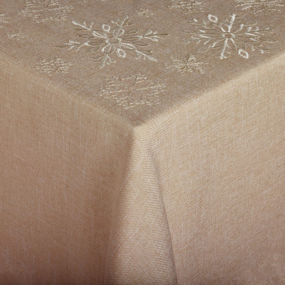 ERWIN M. Tischdecke Nova Star; 80x80 cm (BxL); sand/beige; quadratisch