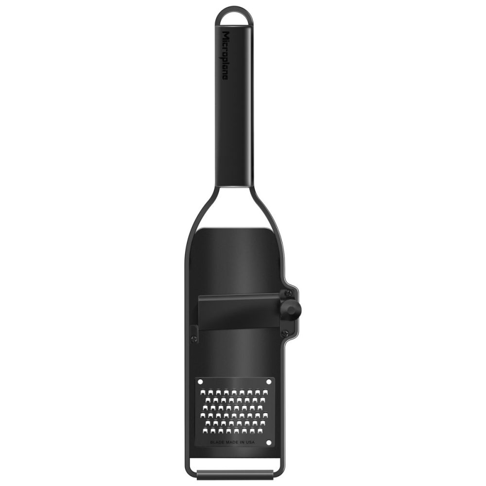 Microplane Trüffelreibe Profi 2in1; 30x7.3x3 cm (LxBxH); schwarz