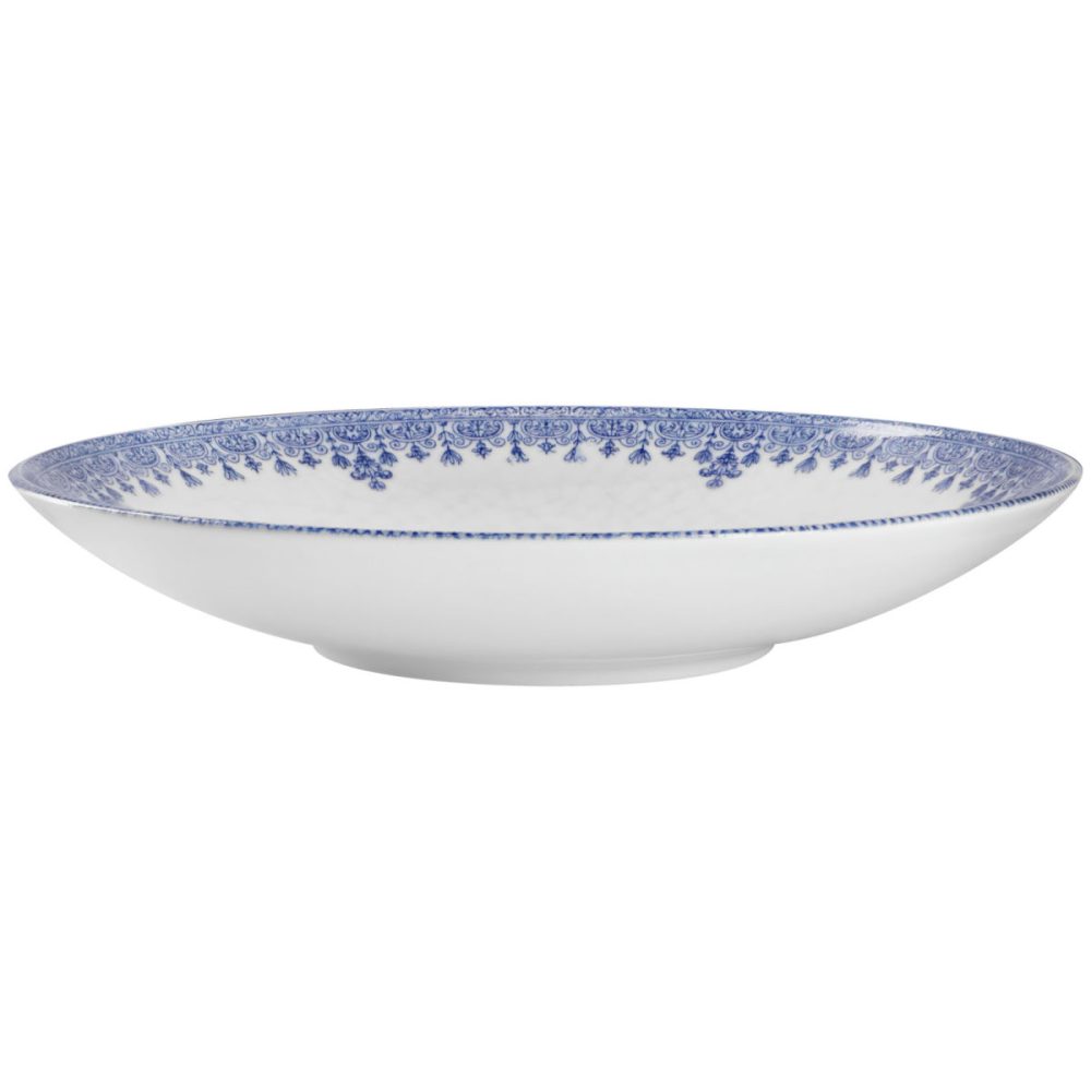 VEGA Teller tief Nonna  mit Dekor; 1700 ml, 30x5 cm (ØxH); blau/weiss/rosé; rund; 6 Stück / Pack