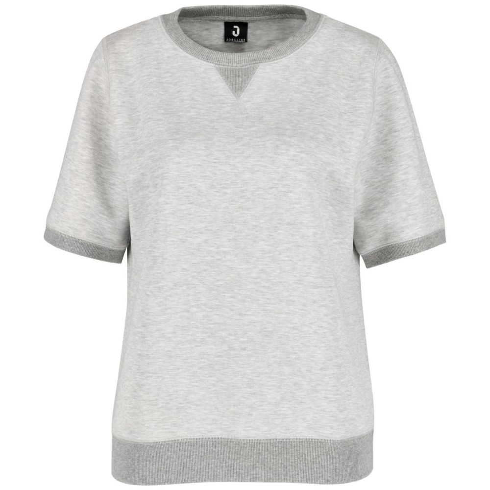 JOBELINE Damensweatshirt Dean Halbarm; Kleidergrösse XS; hellgrau