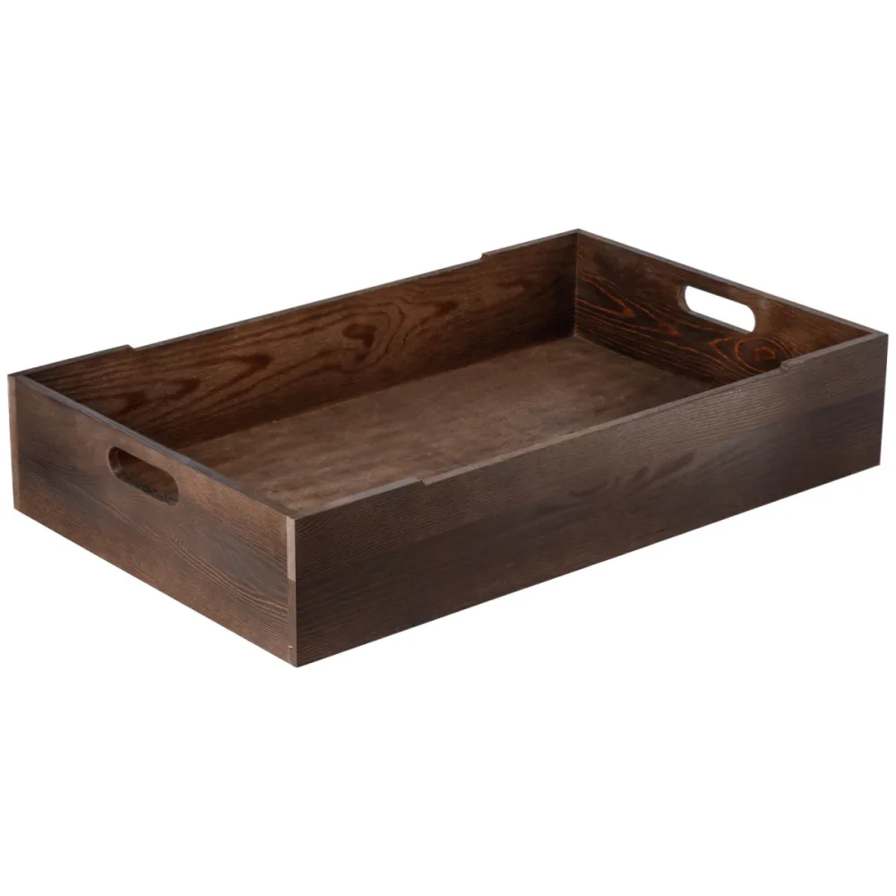 PULSIVA Holzbox Gautier; GN 1/1, 53x32.5x10 cm (LxBxH); braun