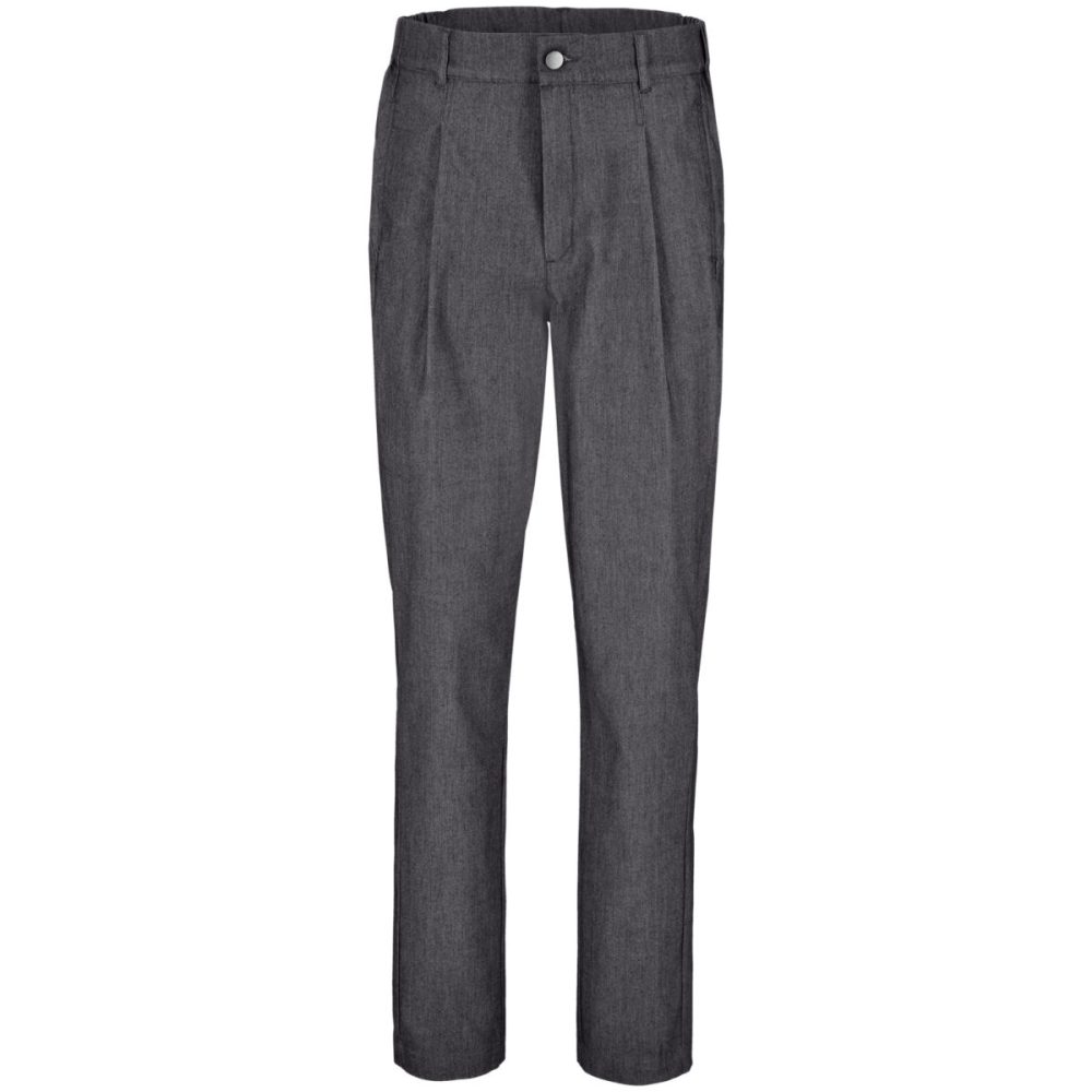JOBELINE Herren Kochhose  Joggfit meliert; Kleidergrösse 44; grau meliert