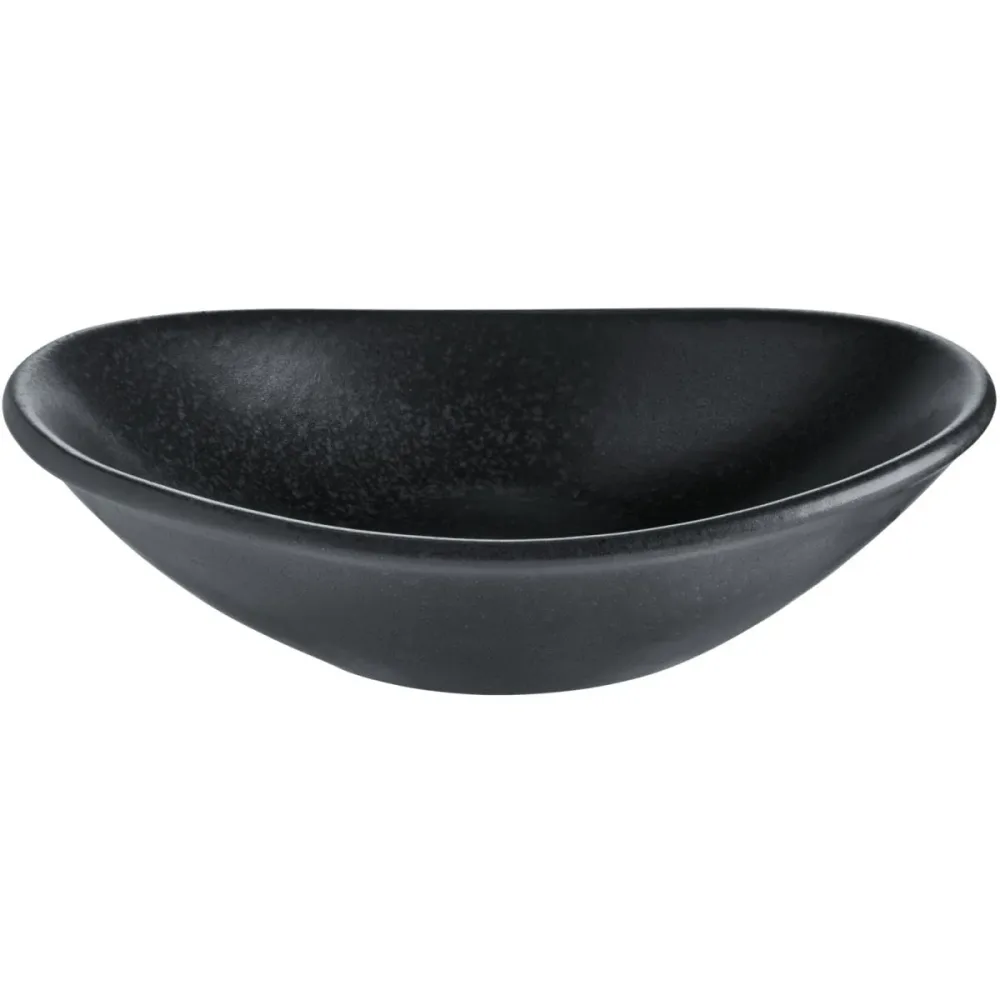 VEGA Schälchen Masca oval; 75 ml, 11x7x2.7 cm (LxBxH); schwarz; oval; 6 Stück / Pack