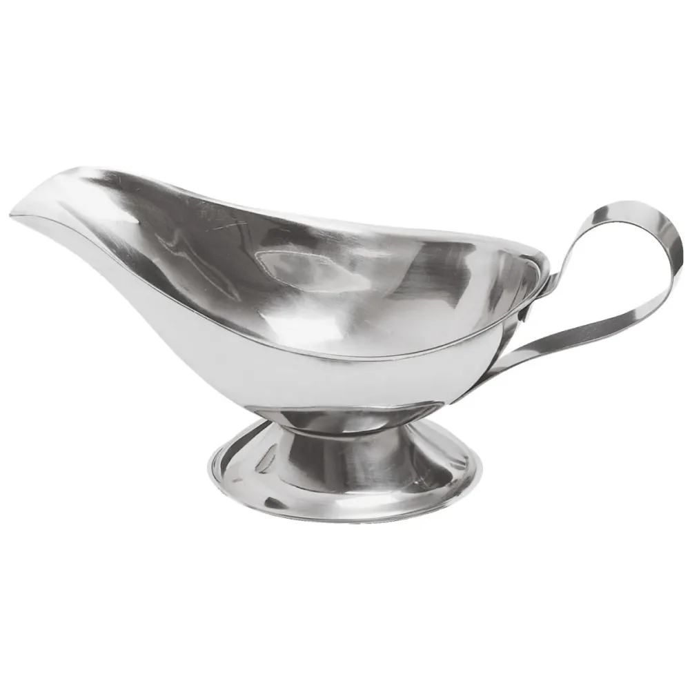 PULSIVA Sauciere Tallone; 170 ml, 16.2x7.5x8 cm (LxBxH); silber