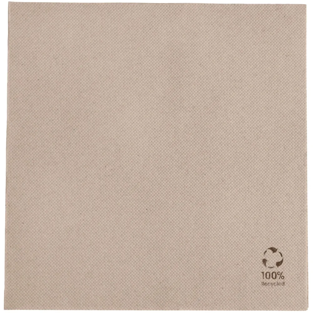 GARCIA DE POU Serviette Ecolabel 1/4 Falz; 39x39 cm (BxL); natur; 50 Stück / Pack