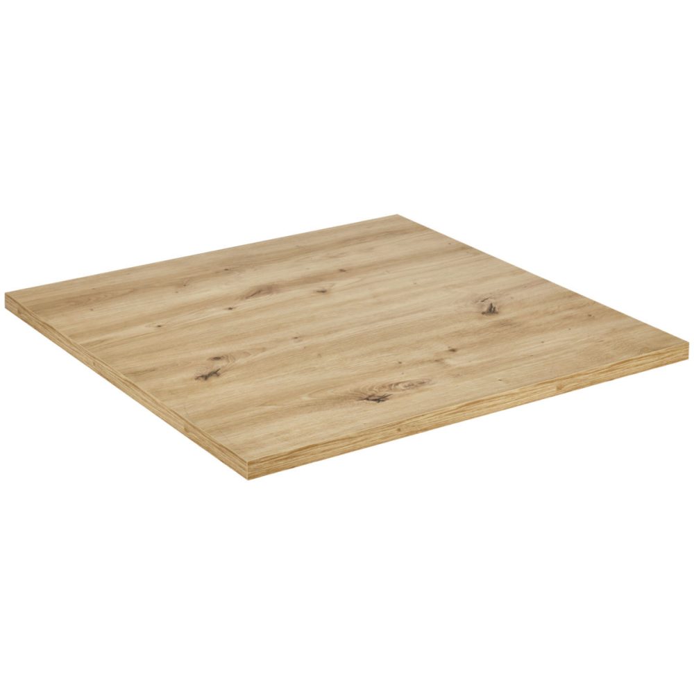 VEGA Indoor-Tischplatte Maliana quadratisch; 60x60 cm (LxB); wildeiche; quadratisch