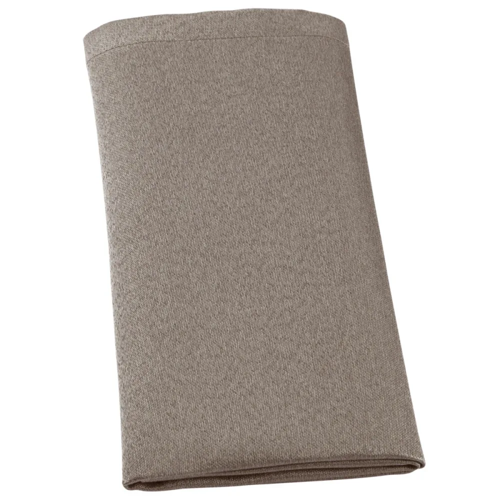 ERWIN M. Serviette Ambita Satin; 50x50 cm (BxL); taupe; 6 Stück / Pack