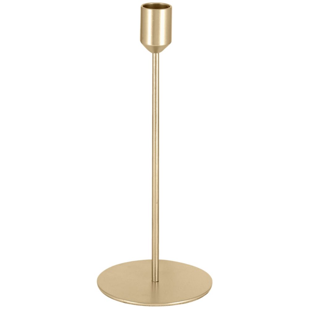 Spitzkerzenhalter Aveni; 9x24 cm (ØxH); gold; 2 Stück / Pack