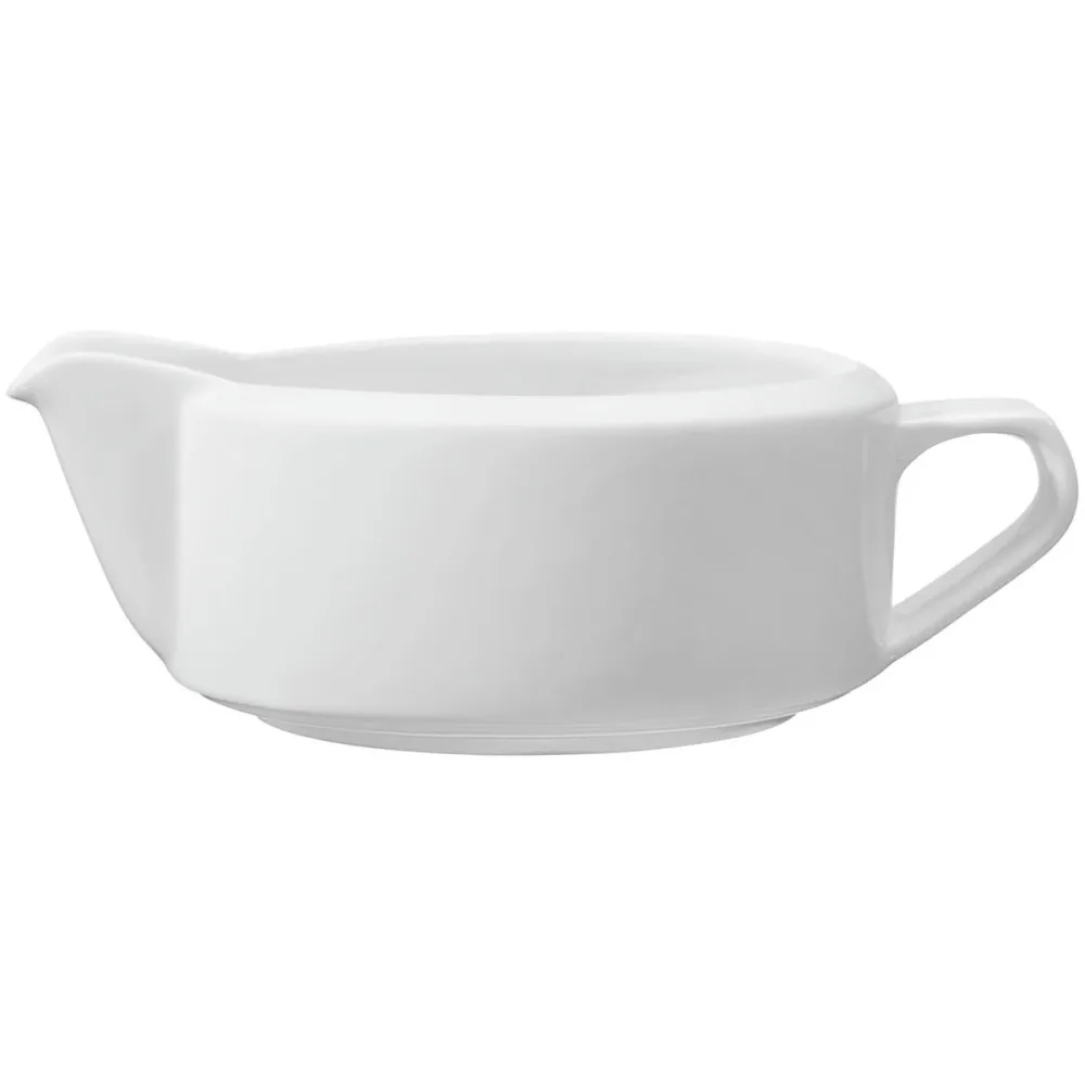 VEGA Sauciere Obere Base oval; 500 ml, 9x17.5x7.5 cm (LxBxH); weiss; oval; 4 Stück / Pack