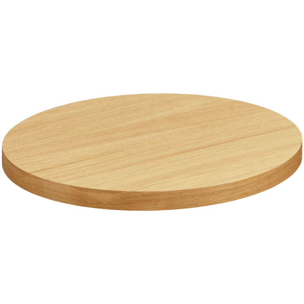 VEGA Indoor-Tischplatte Sumba rund; 80 cm (Ø); eiche/natur; rund