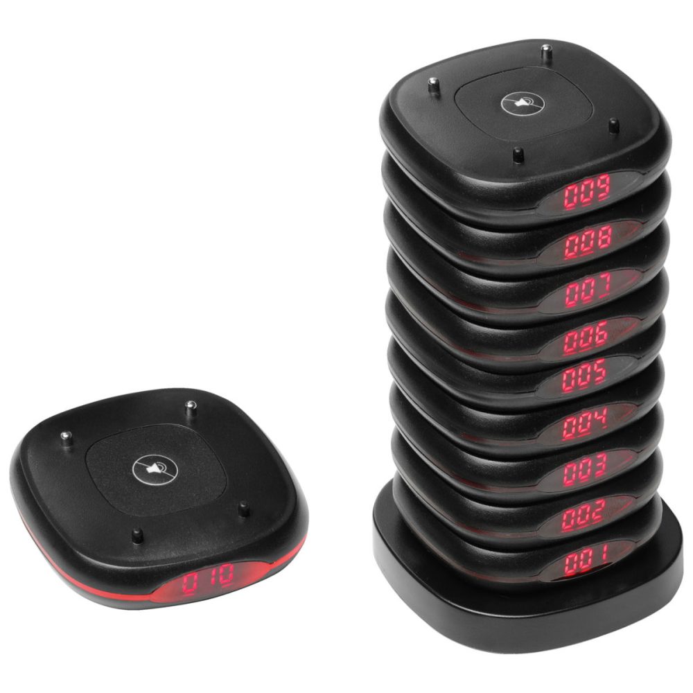 Hendi Restaurant Pager 10 Stück; 8x22 cm (BxH); schwarz