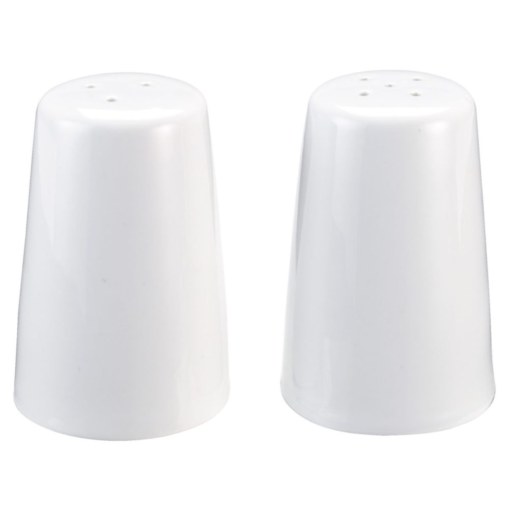 PULSIVA Salz-/Pfefferstreuer Set Lauda; 5x7.5x5 cm (BxHxT); weiss; 6 Set / Pack
