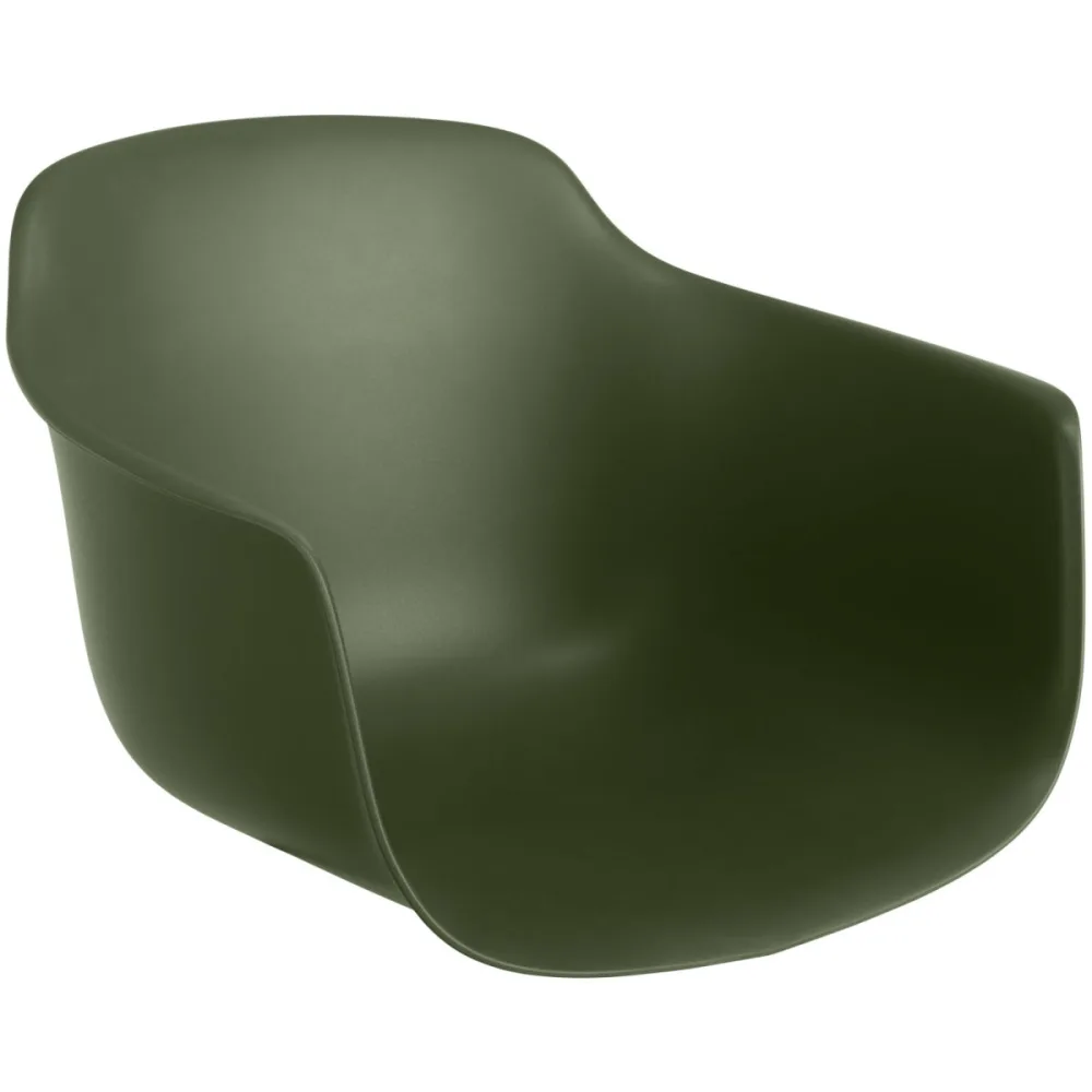 VEGA Sitzschale Emeo mit Armlehne; 58x50x40.5 cm (BxTxH); oliv; 2 Stück / Pack