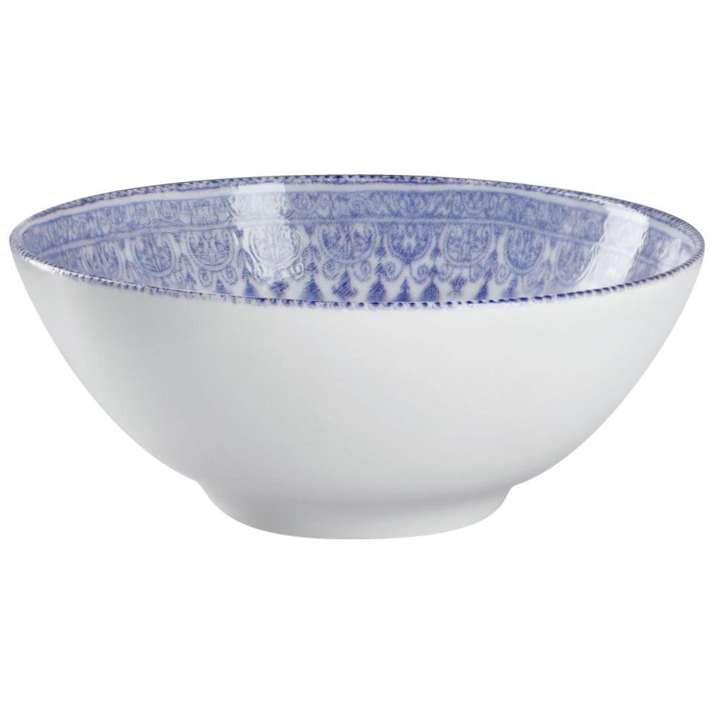 VEGA Schale Nonna  mit Dekor; 500 ml, 15x6 cm (ØxH); blau/weiss/rosé; rund; 6 Stück / Pack