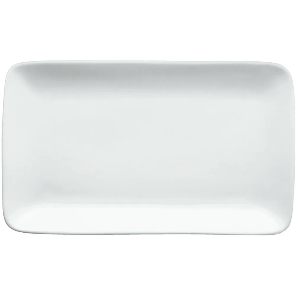 VEGA Platte Damaskus rechteckig; 29.5x16x2.7 cm (LxBxH); weiss; rechteckig; 4 Stück / Pack
