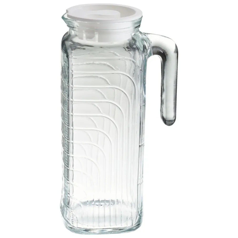 Bormioli Rocco Glas-Krug Gelo; 1200 ml, 8x22.5 cm (ØxH); transparent; rund; 6 Stück / Pack