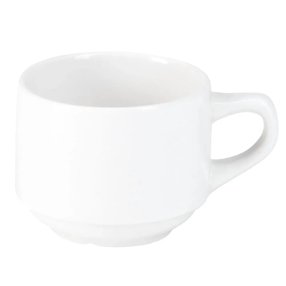 PULSIVA Espressotasse Rondon; 70 ml, 5.5x5 cm (ØxH); weiss; rund; 6 Stück / Pack