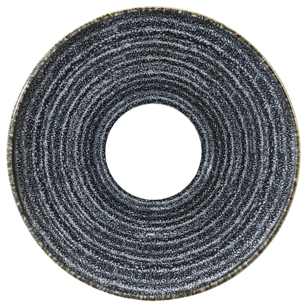 Churchill Cappuccino Untere Studio Prints Charcoal Black; 15.6 cm (Ø); schwarz; rund; 12 Stück / Pack