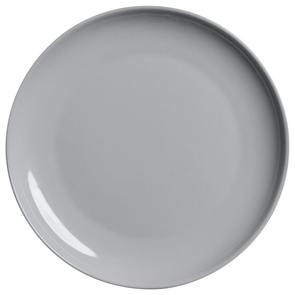 PULSIVA Teller flach Guscia; 21.6 cm (Ø); grau; rund; 6 Stück / Pack