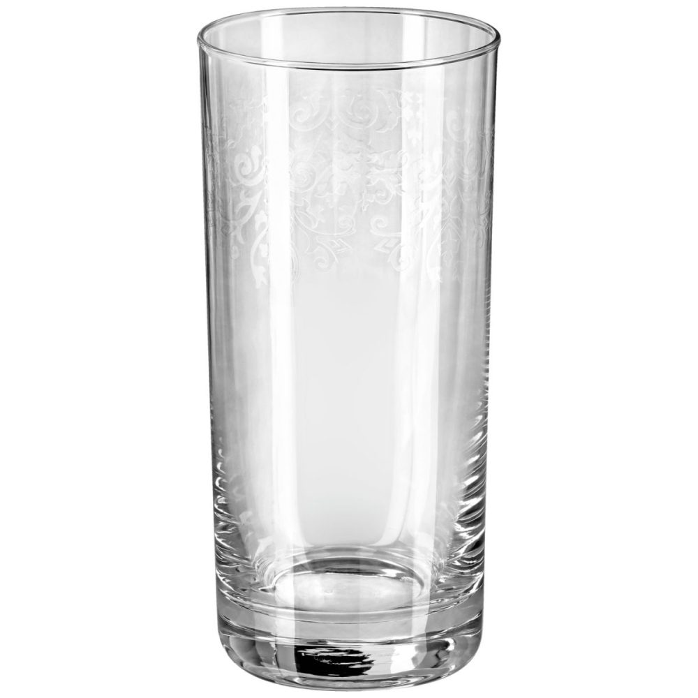 Krosno Longdrinkglas Krista Deco; 350 ml, 7x15 cm (ØxH); transparent; 6 Stück / Pack