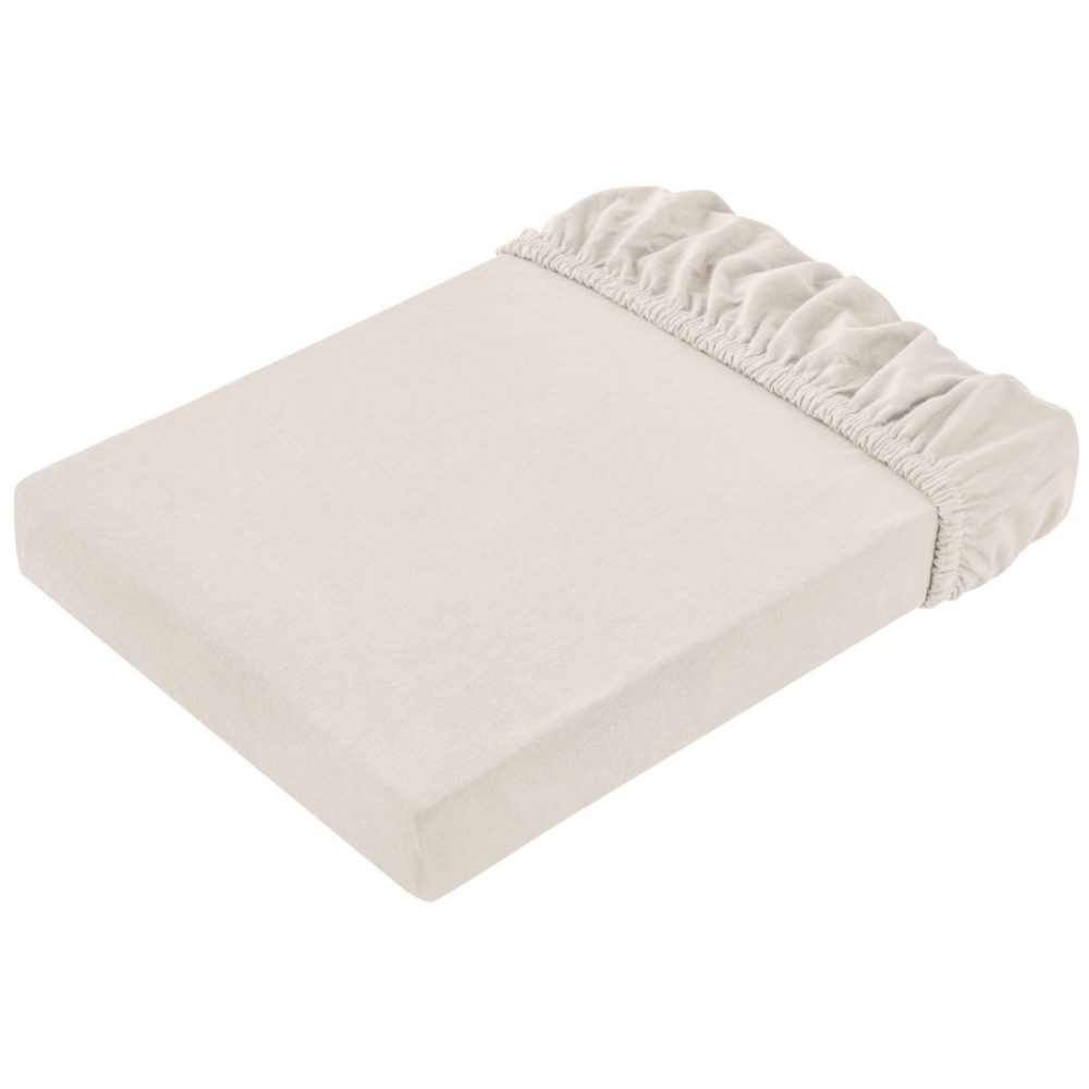 ERWIN M. Spannbettlaken Jersey; 90-100x190-200 cm (BxL); taupe; 2 Stück / Pack