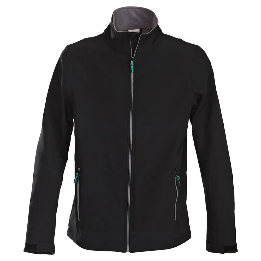 Printer Active Wear Herren-Softshelljacke Mika; Kleidergrösse M; schwarz