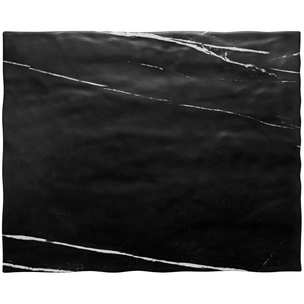 VEGA Platte Brandon ohne Rand; 35x28.5x1 cm (LxBxH); schwarz; rechteckig; 6 Stück / Pack