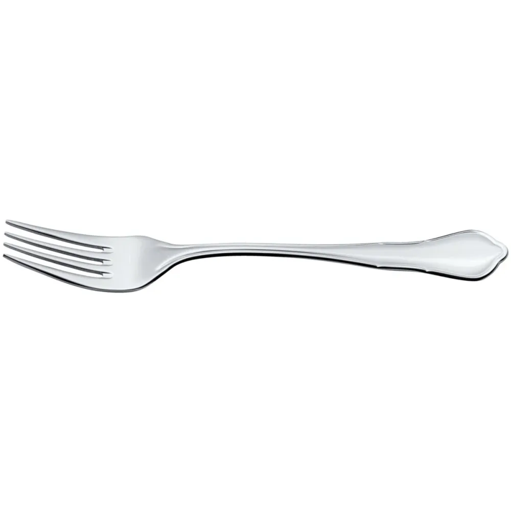 VEGA Menügabel Chippendale; 20.2 cm (L); silber, Griff silber; 12 Stück / Pack