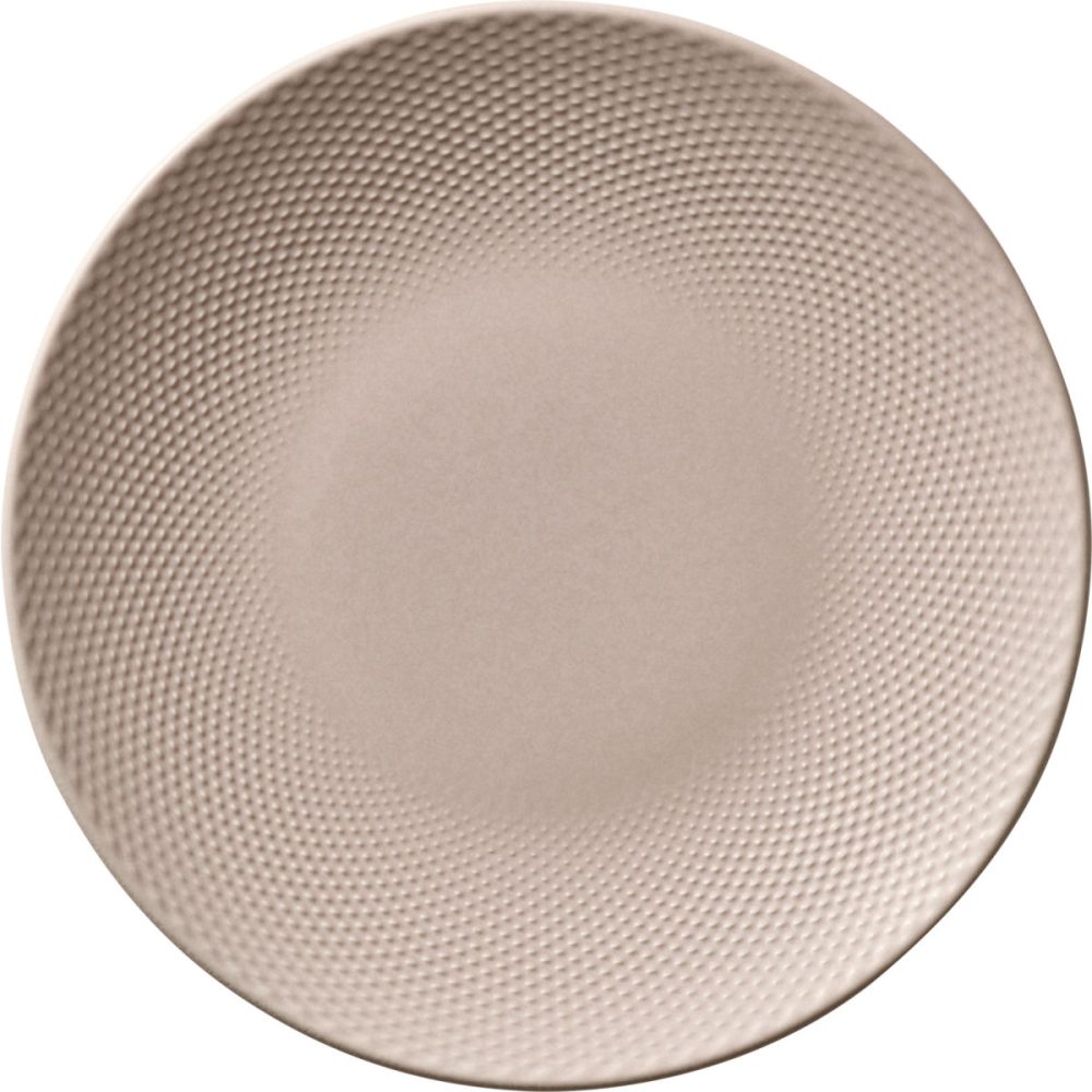 HEART&SOUL Teller flach Pine Relief rund coup; 28x3 cm (ØxH); rosé; rund; 6 Stück / Pack