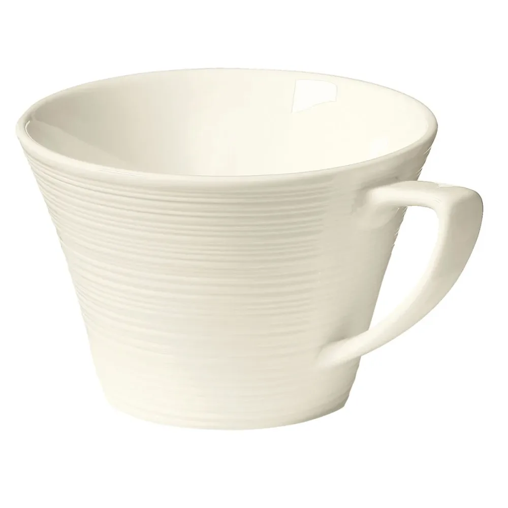 VEGA Milchkaffee-Obertasse Skyline; 280 ml, 10.2x7.2 cm (ØxH); cremeweiss; rund; 6 Stück / Pack