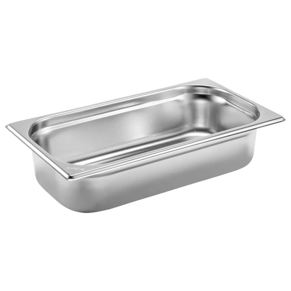PULSIVA GN-Behälter 1/3 Basic; GN 1/3, 2500 ml, 32.5x17.6x6.5 cm (LxBxT); silber