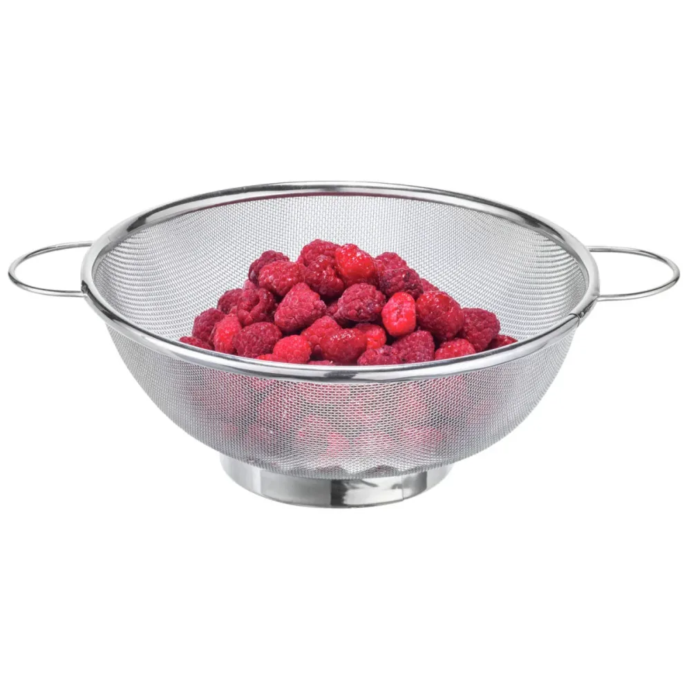 PULSIVA Abtropfsieb Base; 25 cm (Ø); silber; rund