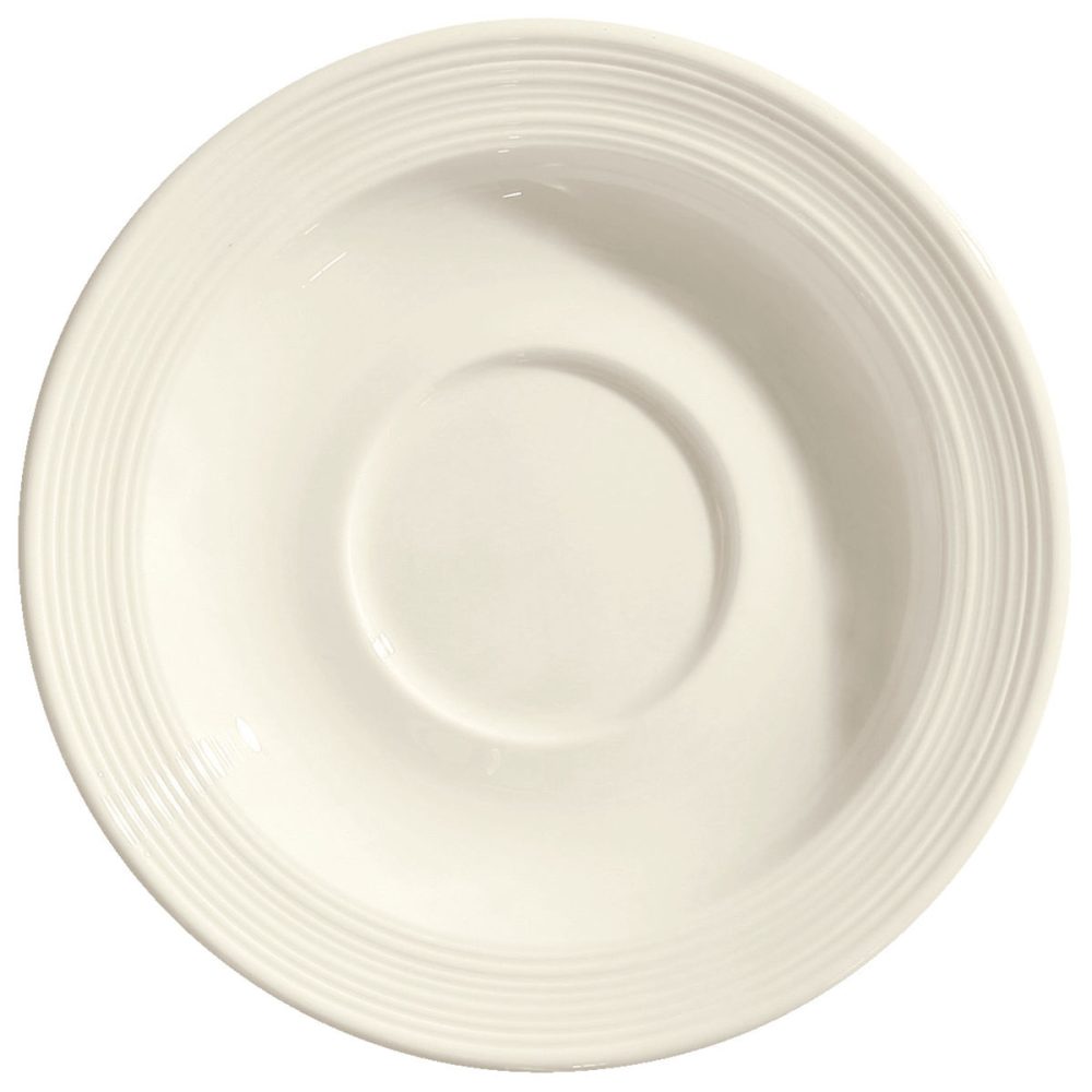VEGA Espresso-Untertasse Skyline; 12 cm (Ø); cremeweiss; rund; 6 Stück / Pack