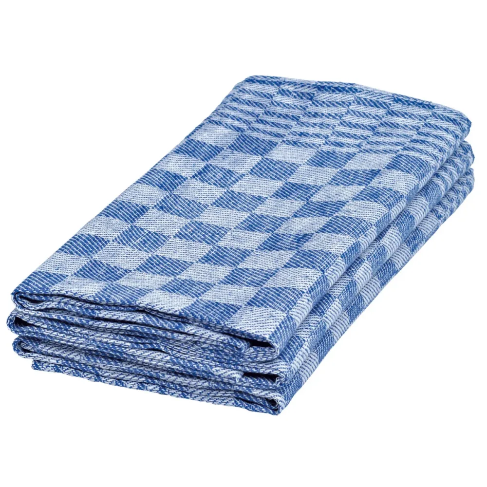 PULSIVA Grubentücher Helgoland; 50x95 cm (BxL); blau; rechteckig; 10 Stück / Pack