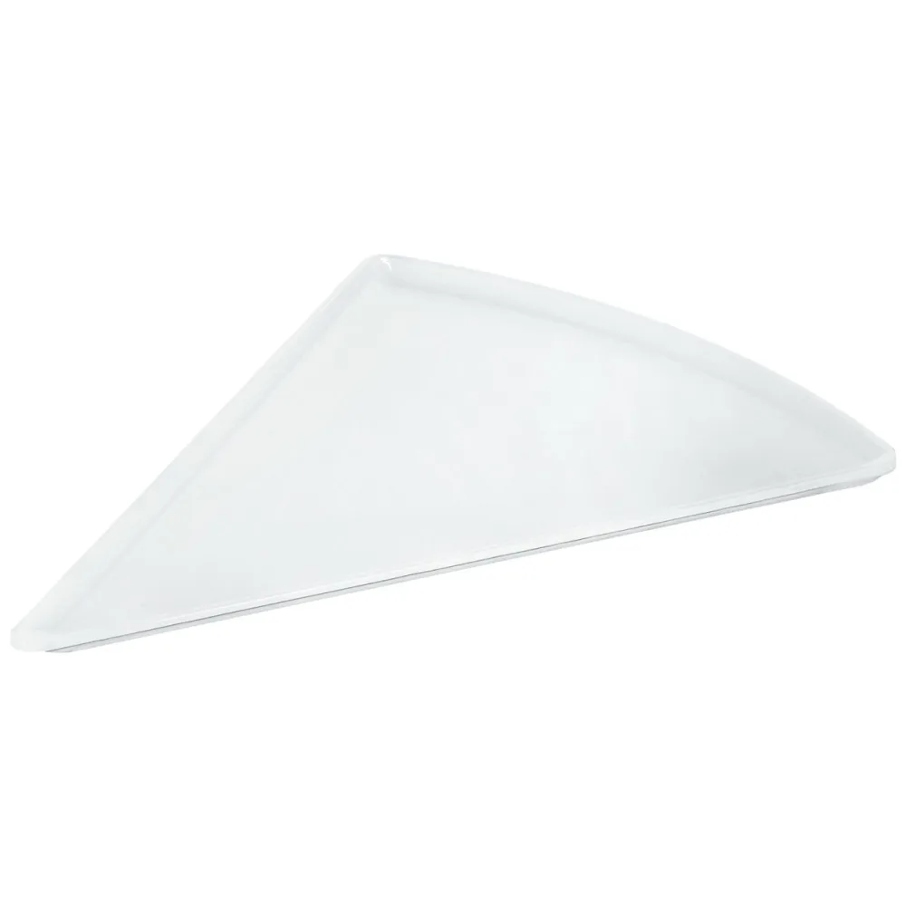 PULSIVA Servierplatte Tornago; 27.8x21.8x1.3 cm (LxBxH); weiss; dreieckig; 6 Stück / Pack