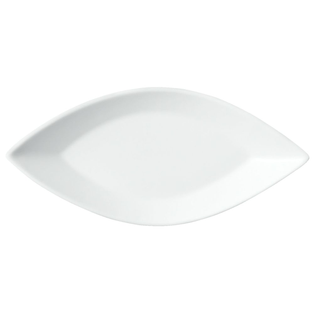 VEGA Platte Schiff; 21x10x3.5 cm (LxBxH); weiss; 6 Stück / Pack