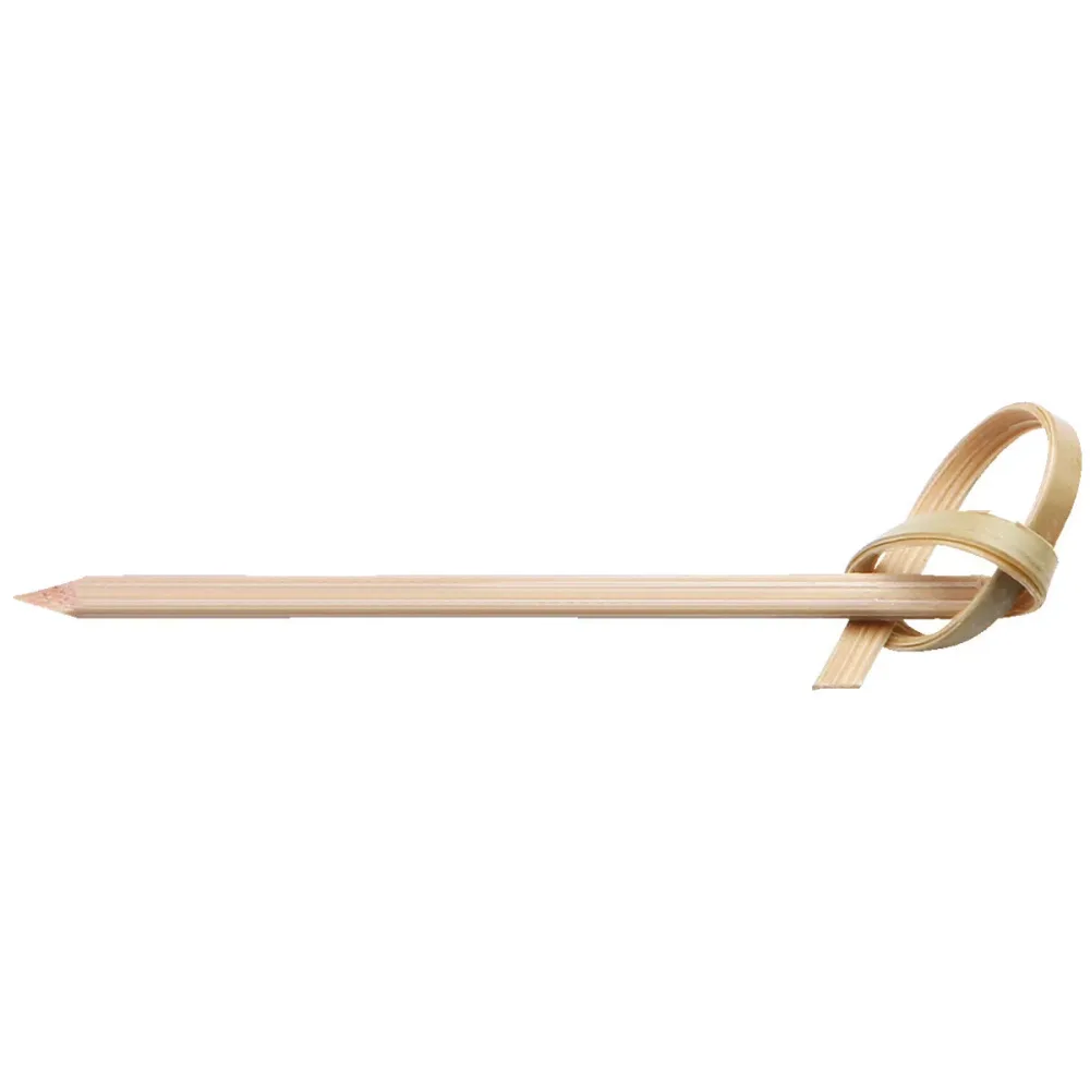 PAPSTAR Knotenspiesse; 6 cm (L); braun; 250 Stück / Pack