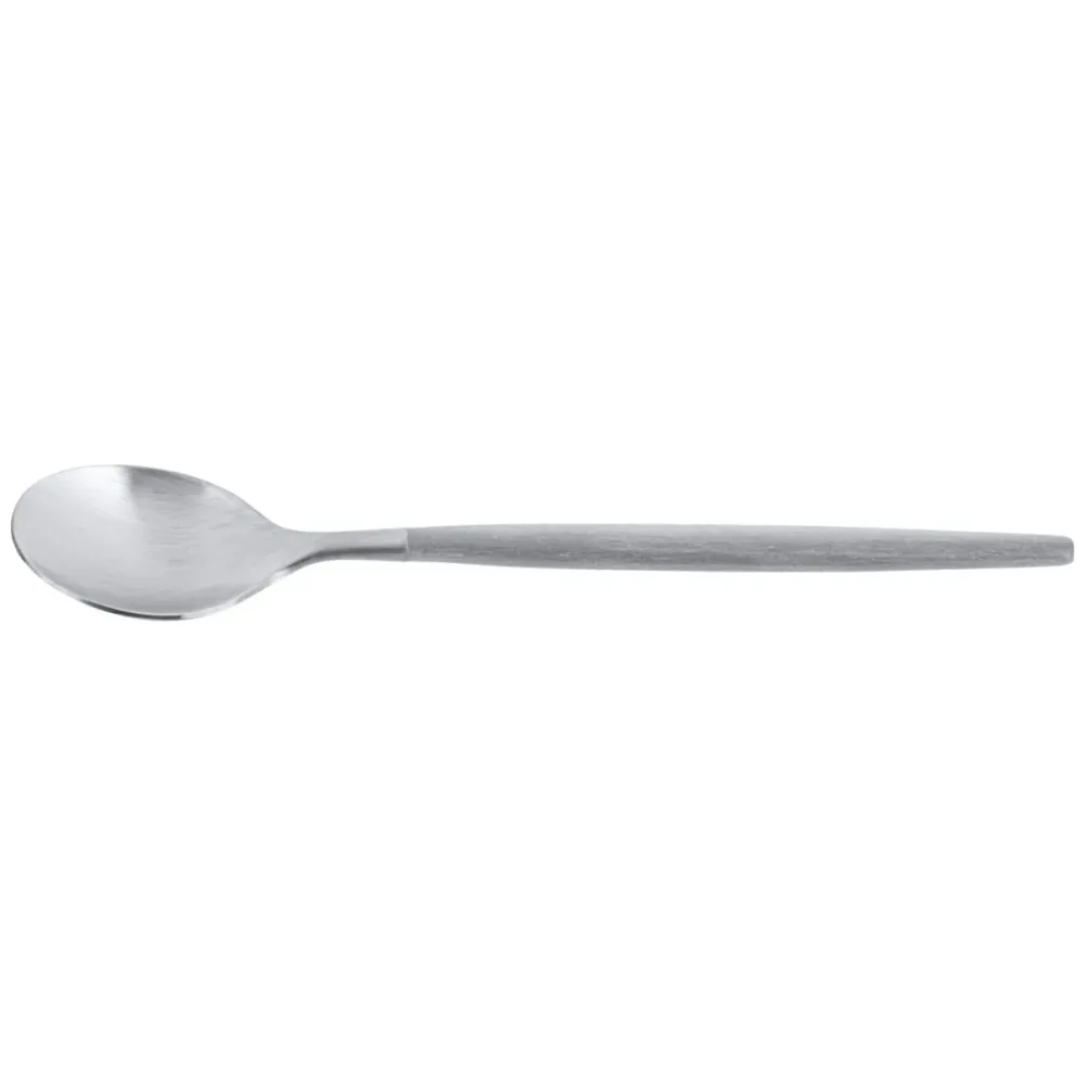 VEGA Kaffeelöffel Turin; 15.5 cm (L); edelstahl/grau, Griff grau; 12 Stück / Pack