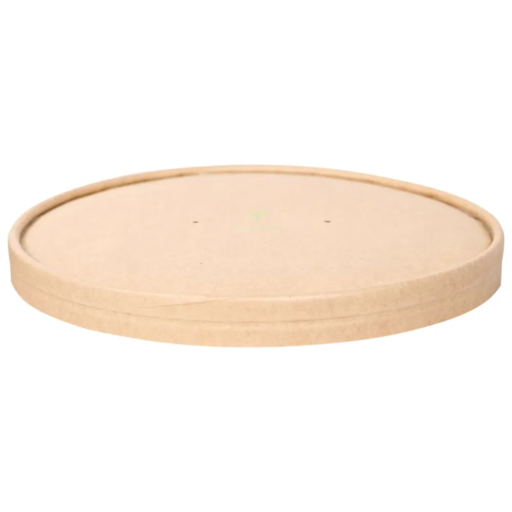 NATUREStar Deckel Nature Kraftpapier für Schale; 18.5 cm (Ø); braun; 50 Stück / Pack