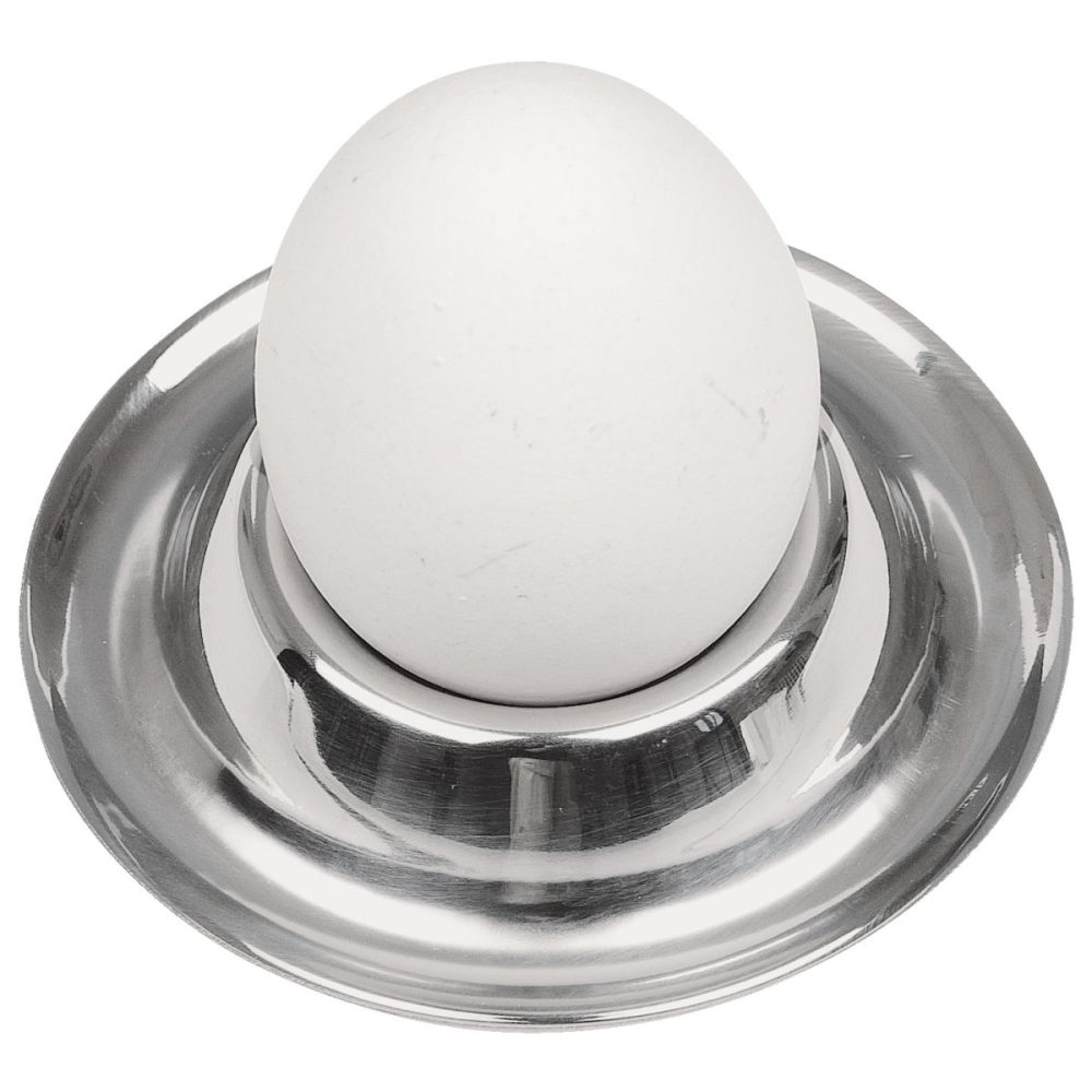 PULSIVA Eierbecher Edelstahl; 8.5x1.5 cm (ØxH); silber; rund; 24 Stück / Pack