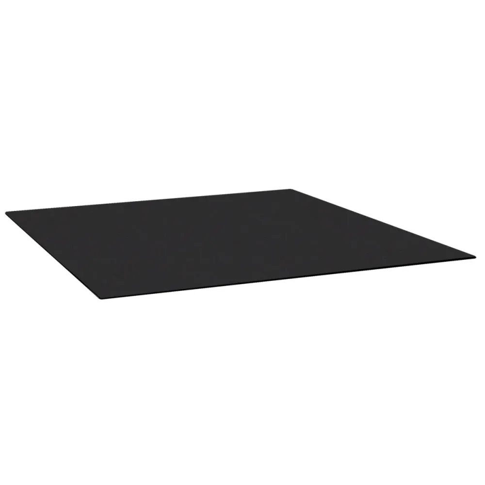 VEGA Glastischplatte Metropolitan Stehtisch; 69.5x61x0.5 cm (LxBxH); schwarz; rechteckig