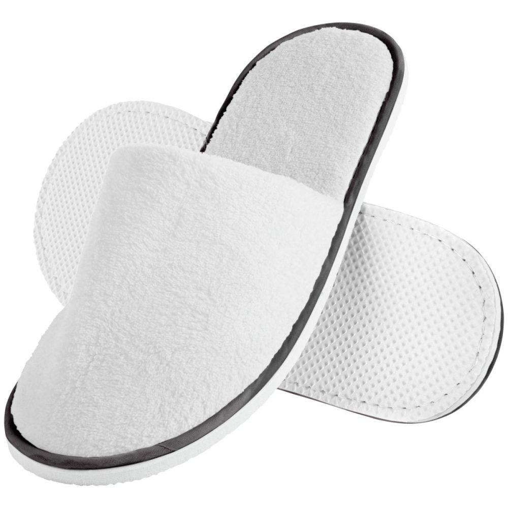 ERWIN M. Hotelslipper Lance geschlossen; Schuhgrösse universal; weiss; 10 Paar / Pack
